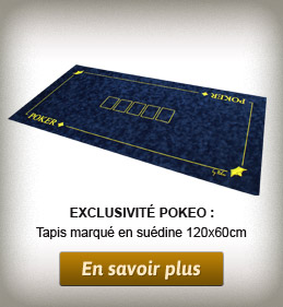 Tapis de poker en exclusivité